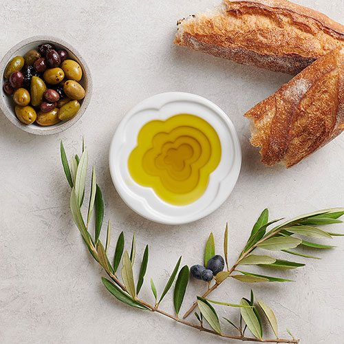Terraced Olive Oil Dipping Dish, Jordan Winery