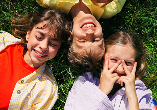 kids having fun outdoors