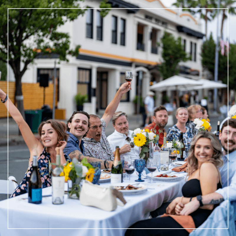 Harvest Table event in Calistoga, CA