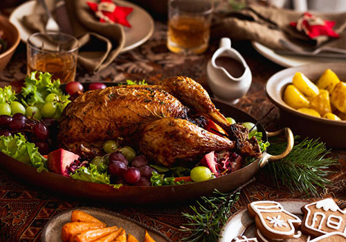 turkey dinner with all the fixins'