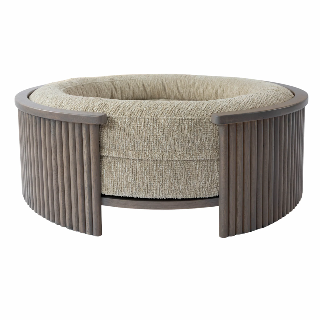 Fantail Elite Pouf Clay Beige