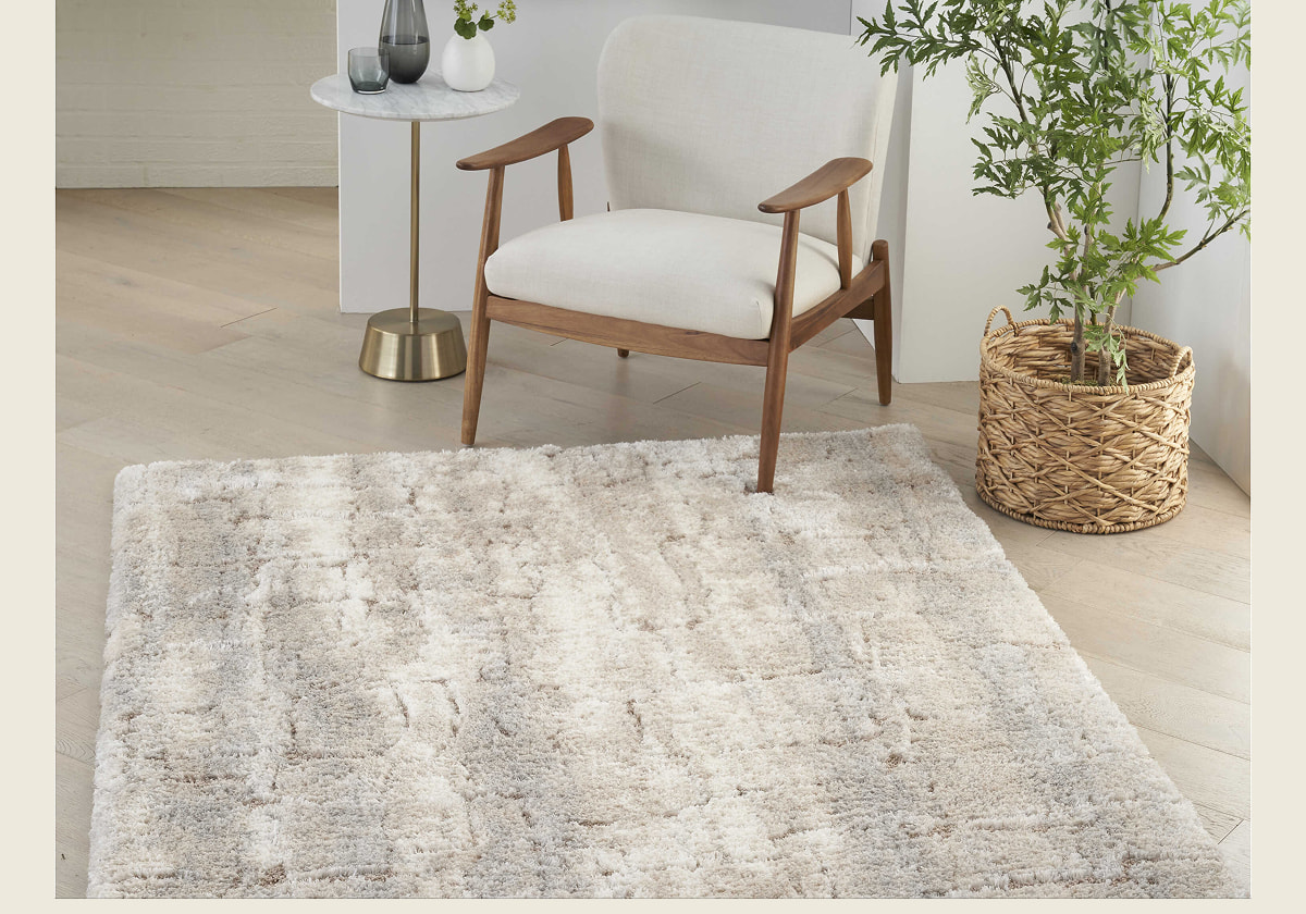 Dreamy Shag Abstract Area Rug
