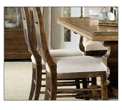 Archivist Brown Upholstered Side Dining Chair