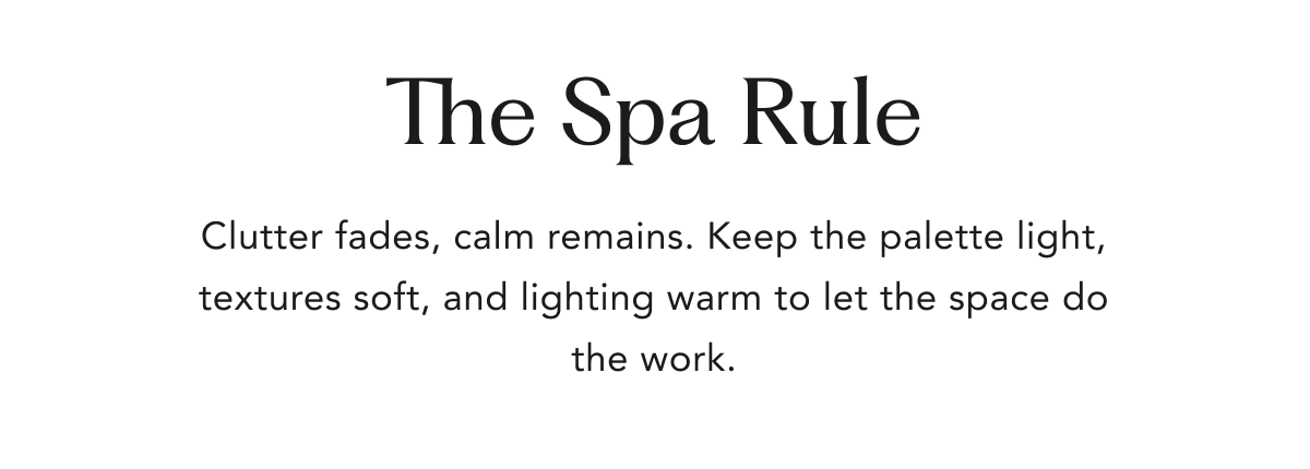 The Spa Rule
