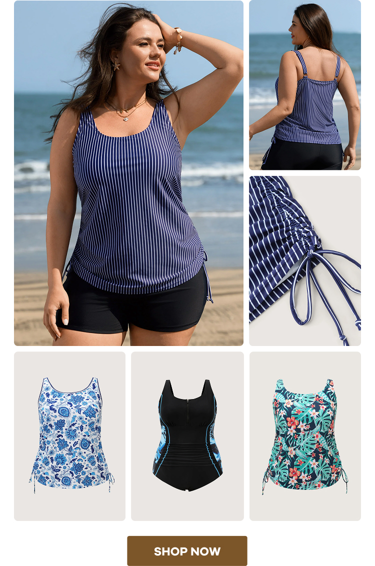 an image of a woman in a bikini top and a bikini bottom with a floral print