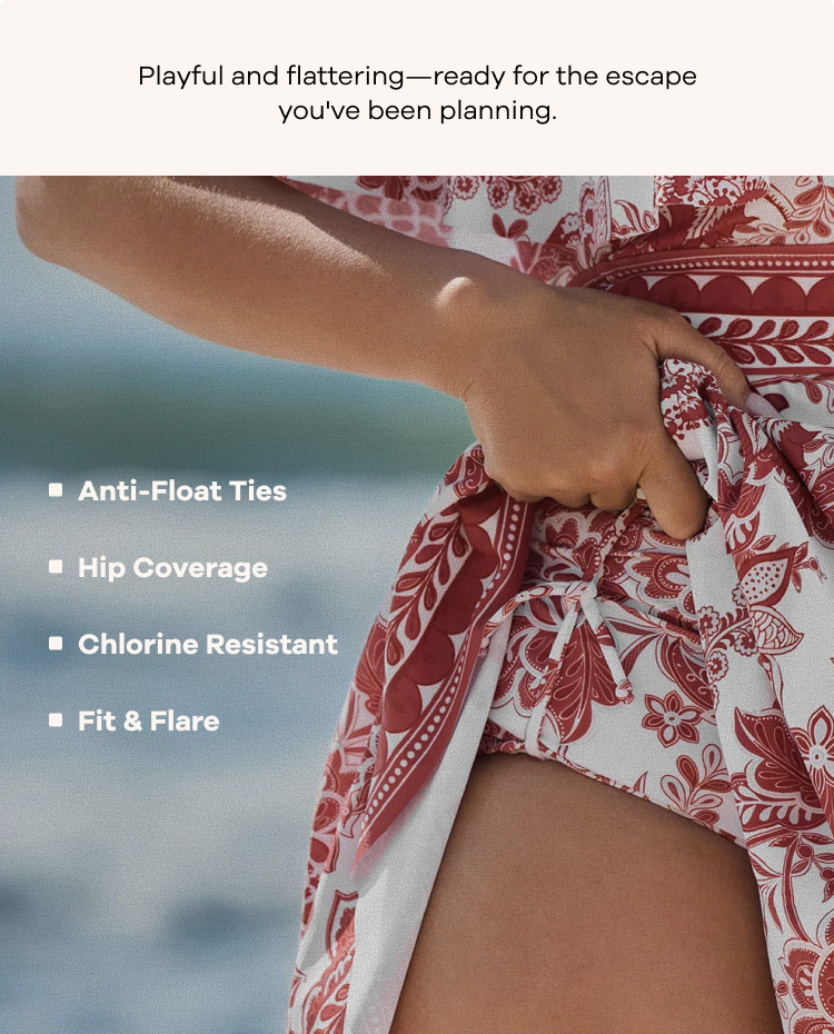 an image of a woman in a bikini top and a bikini bottom with a floral print