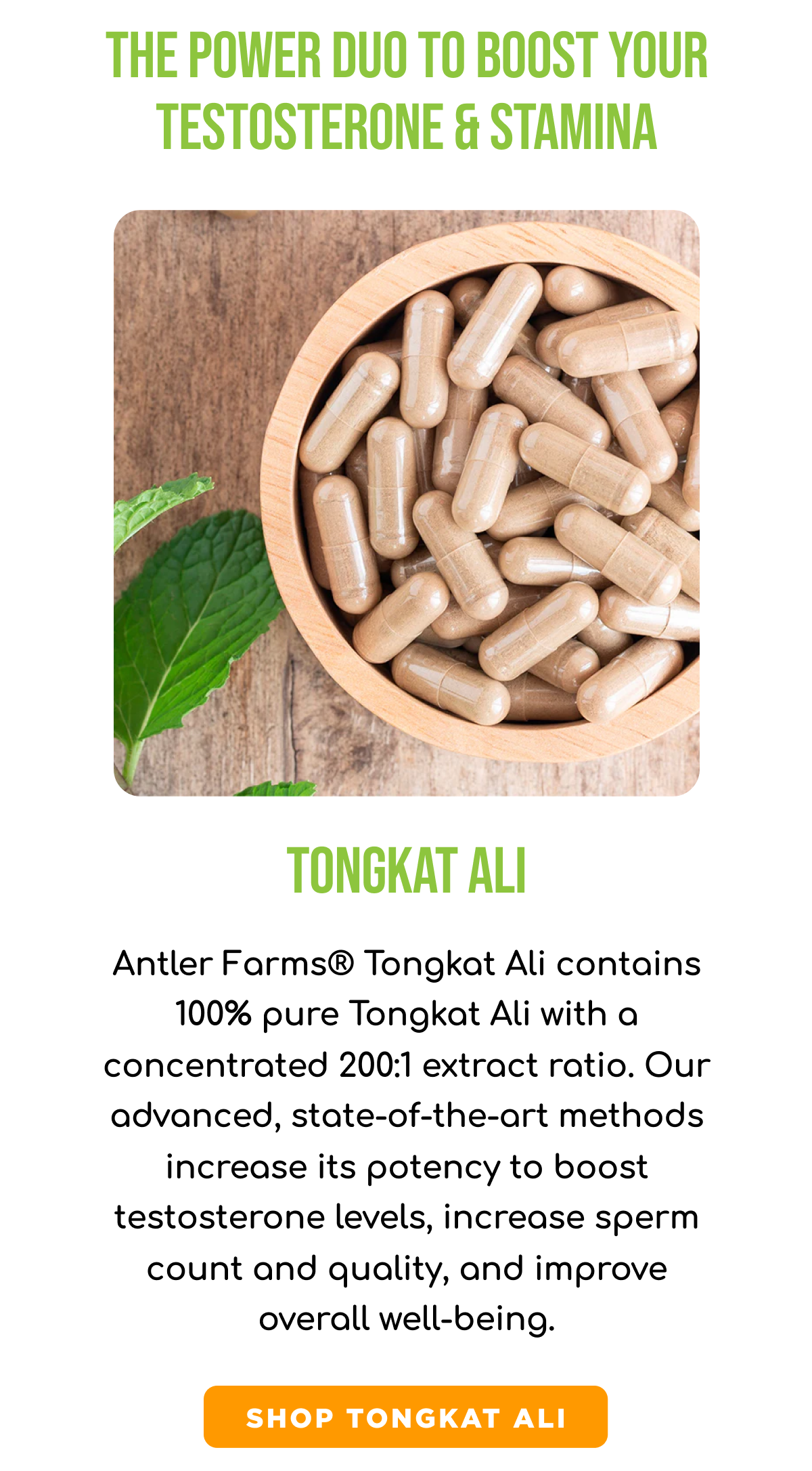 2 proven duos to increase your Tlevels naturally Antler Farms