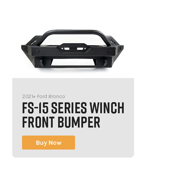 2021-2023 FORD BRONCO | FS-15 SERIES WINCH FRONT BUMPER