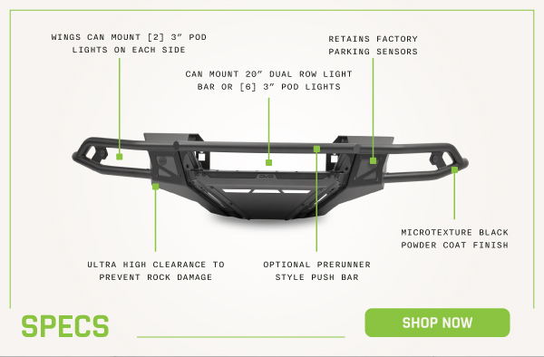 Meet the Tube Series Front Bumper for 2022+ GMC Sierra 1500