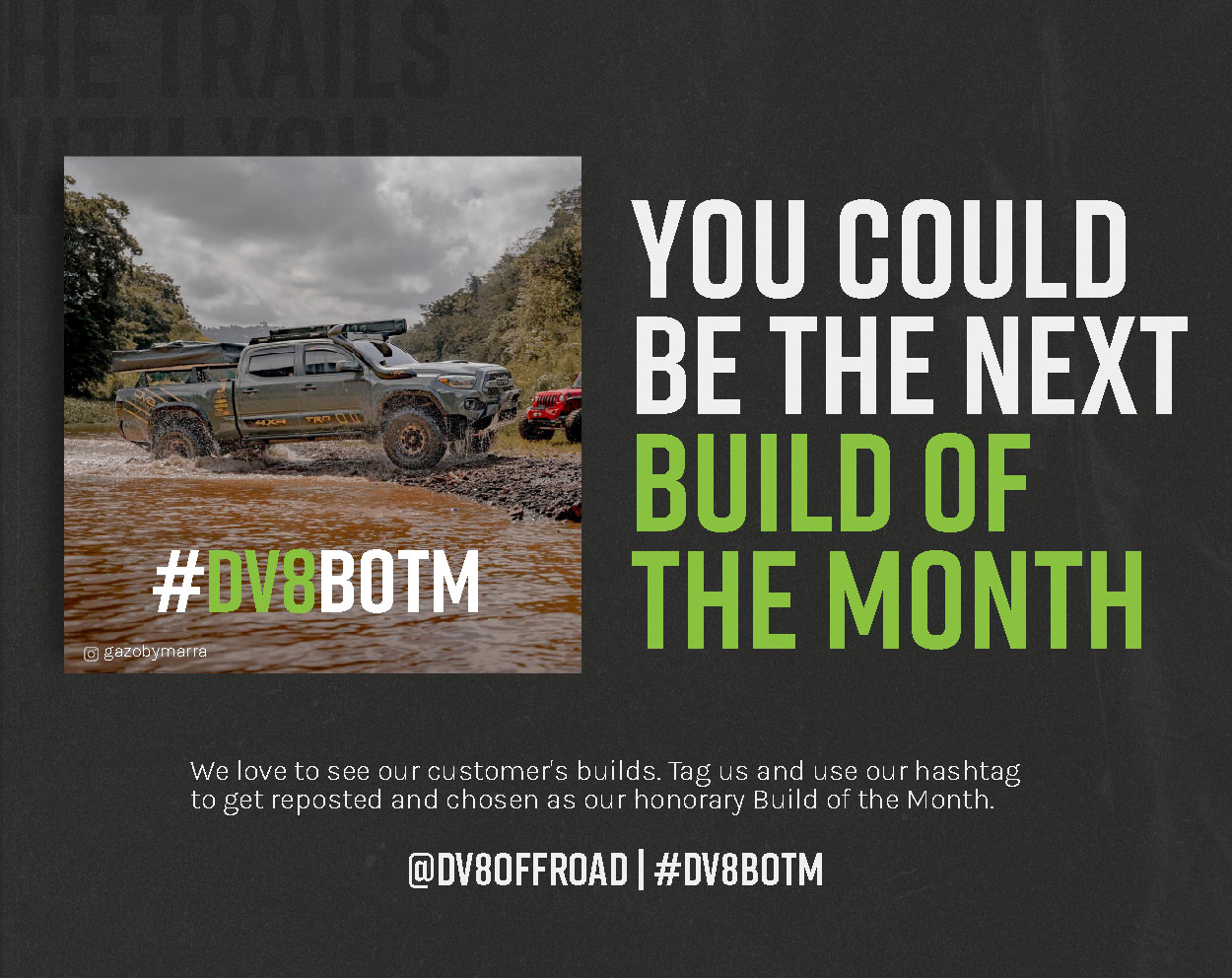 You could be the next BOTM