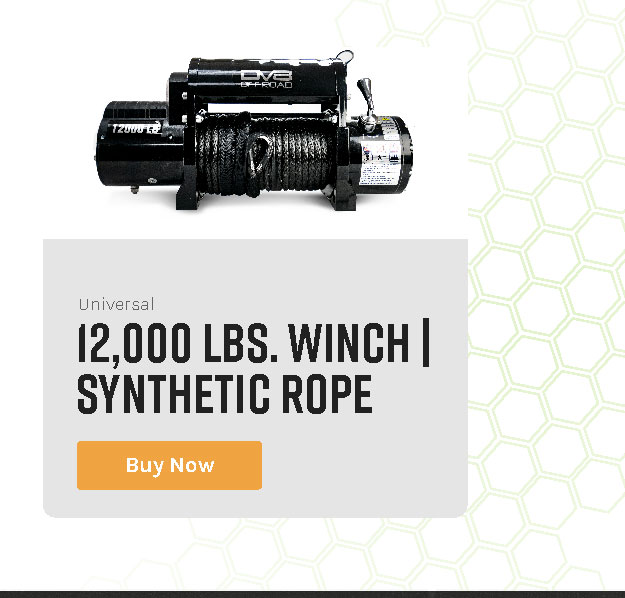 12,000 LBS. WINCH | SYNTHETIC ROPE