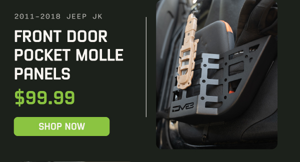Shop 2011-2018 Jeep Wrangler JK | Front Door Pocket Molle Panels