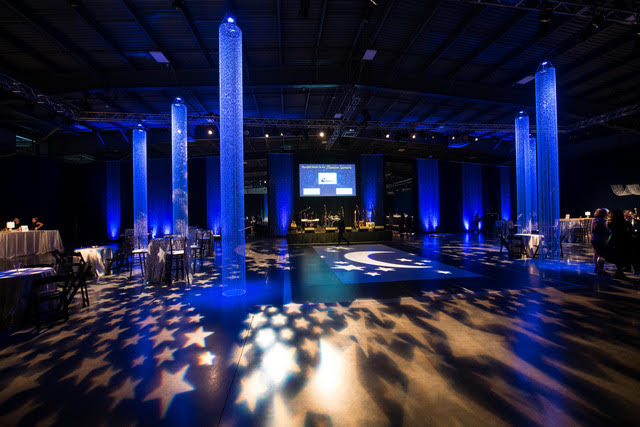 Crystal Curtains Columns