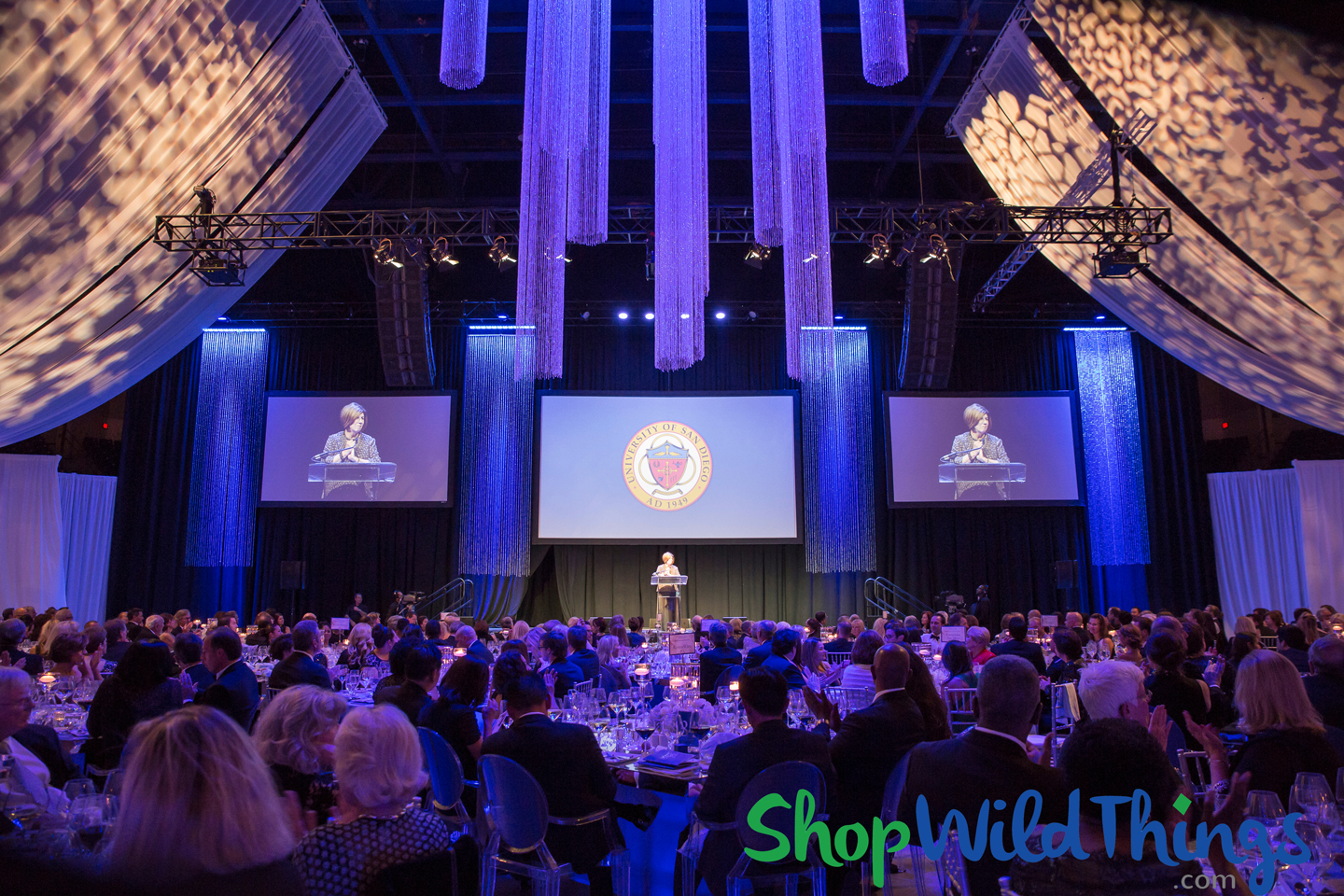 Diamonds Curtains & Columns