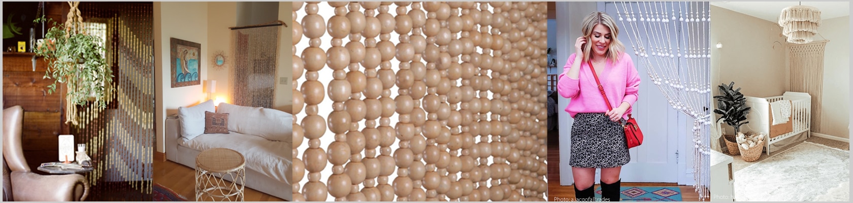 Wood Beaded Curtains