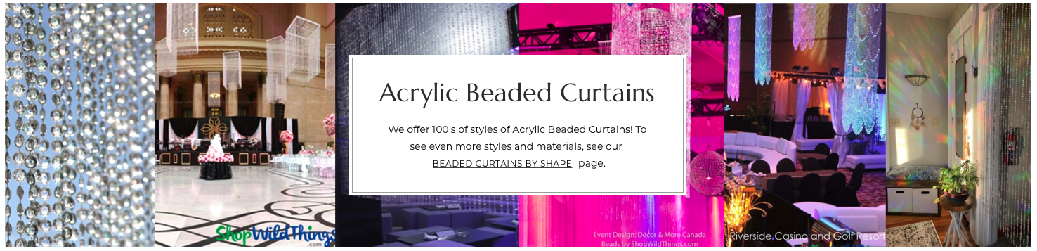 Acrylic Beaded Curtains