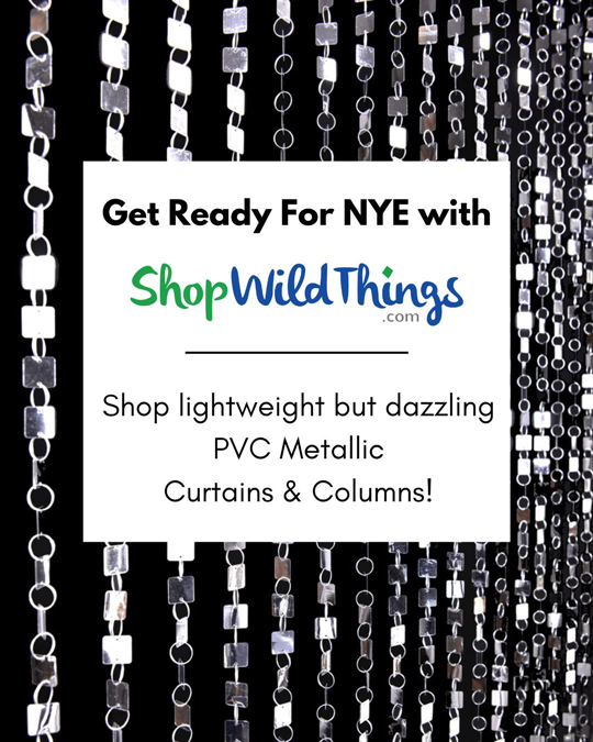 Silver Beaded Curtains