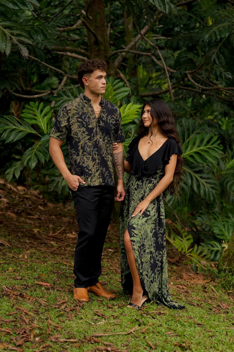 Flowering Hau Sunset Strapless Dress – David Shepard Hawaiʻi