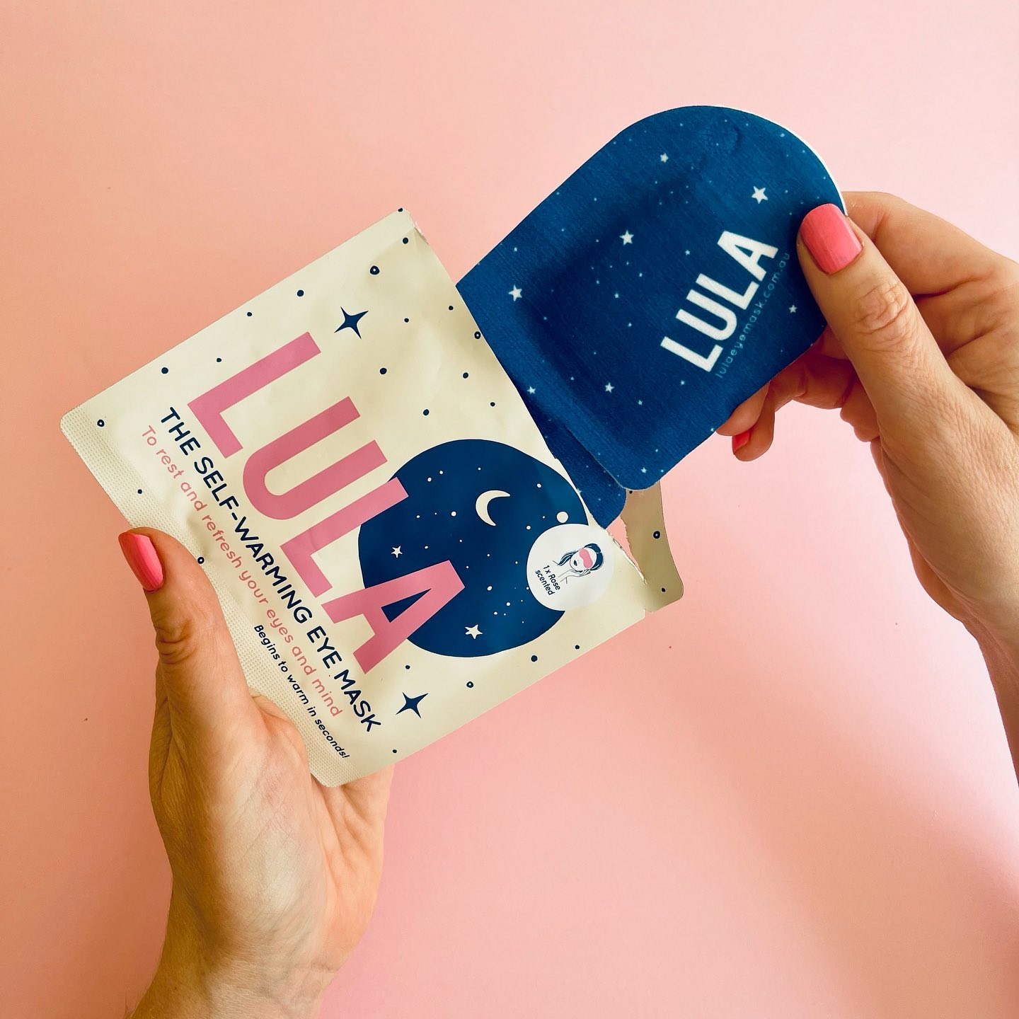 Meet the Makers Lula SelfWarming Eyes Masks MU Australia