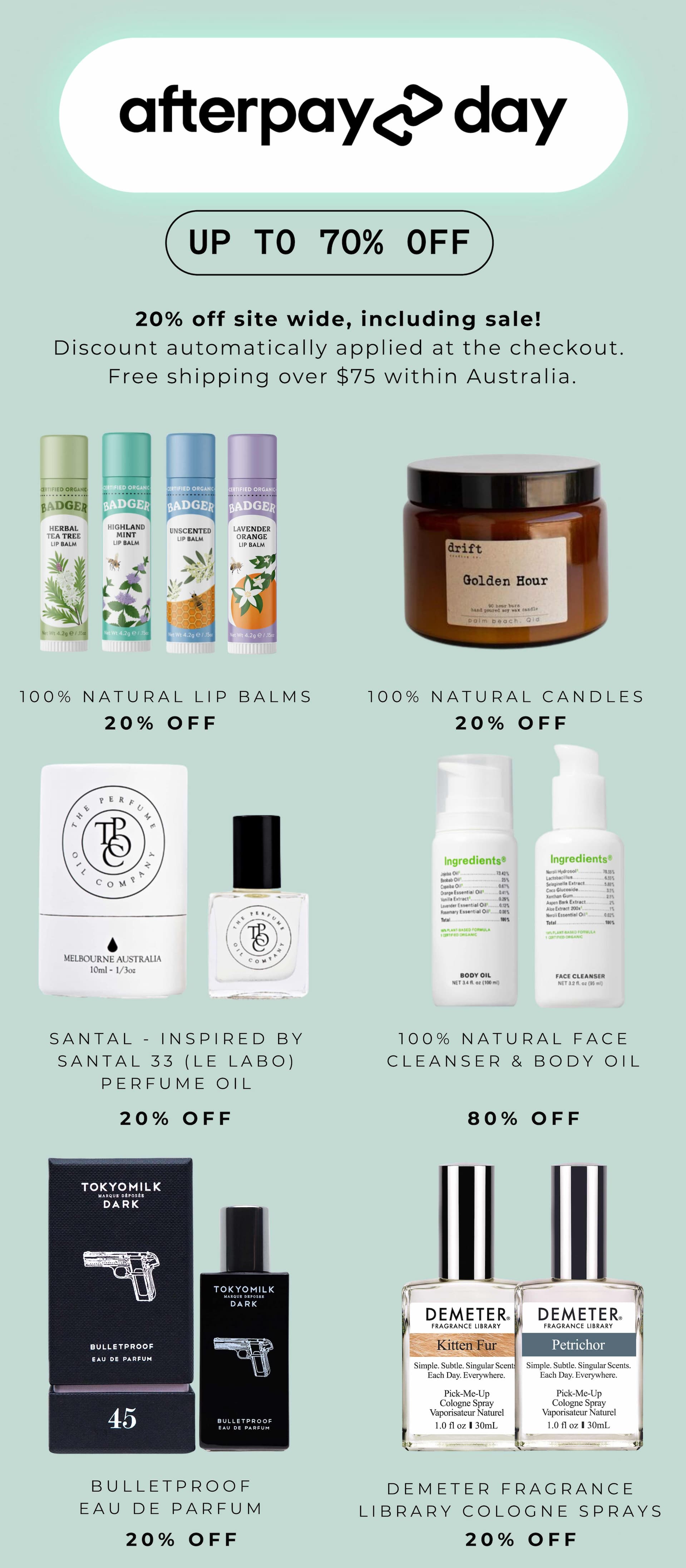 20% off at MU Australia