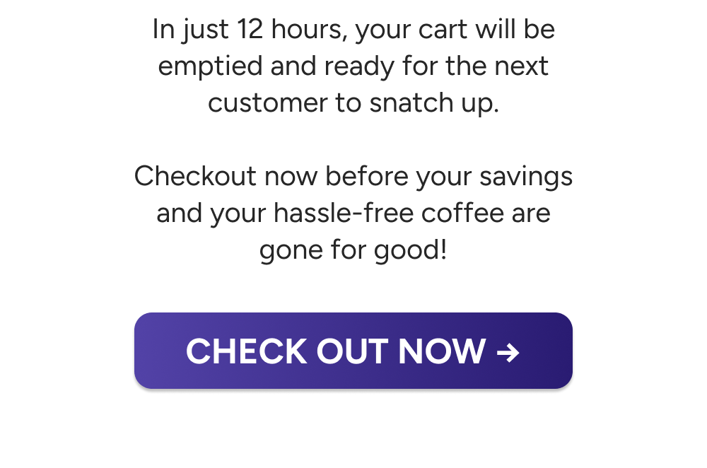 We saved your cart!