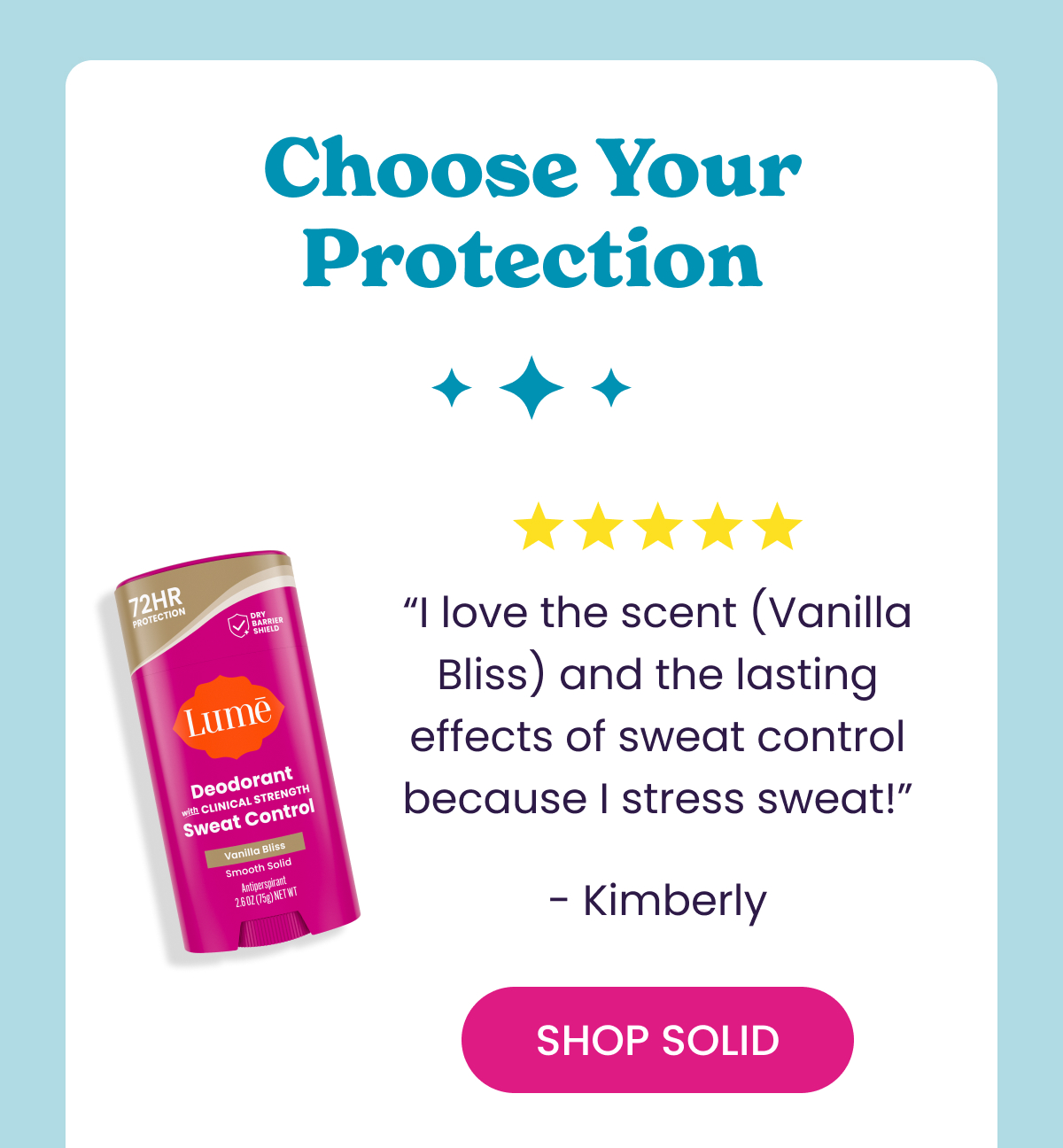 Shop Sweat Control Solid Deo