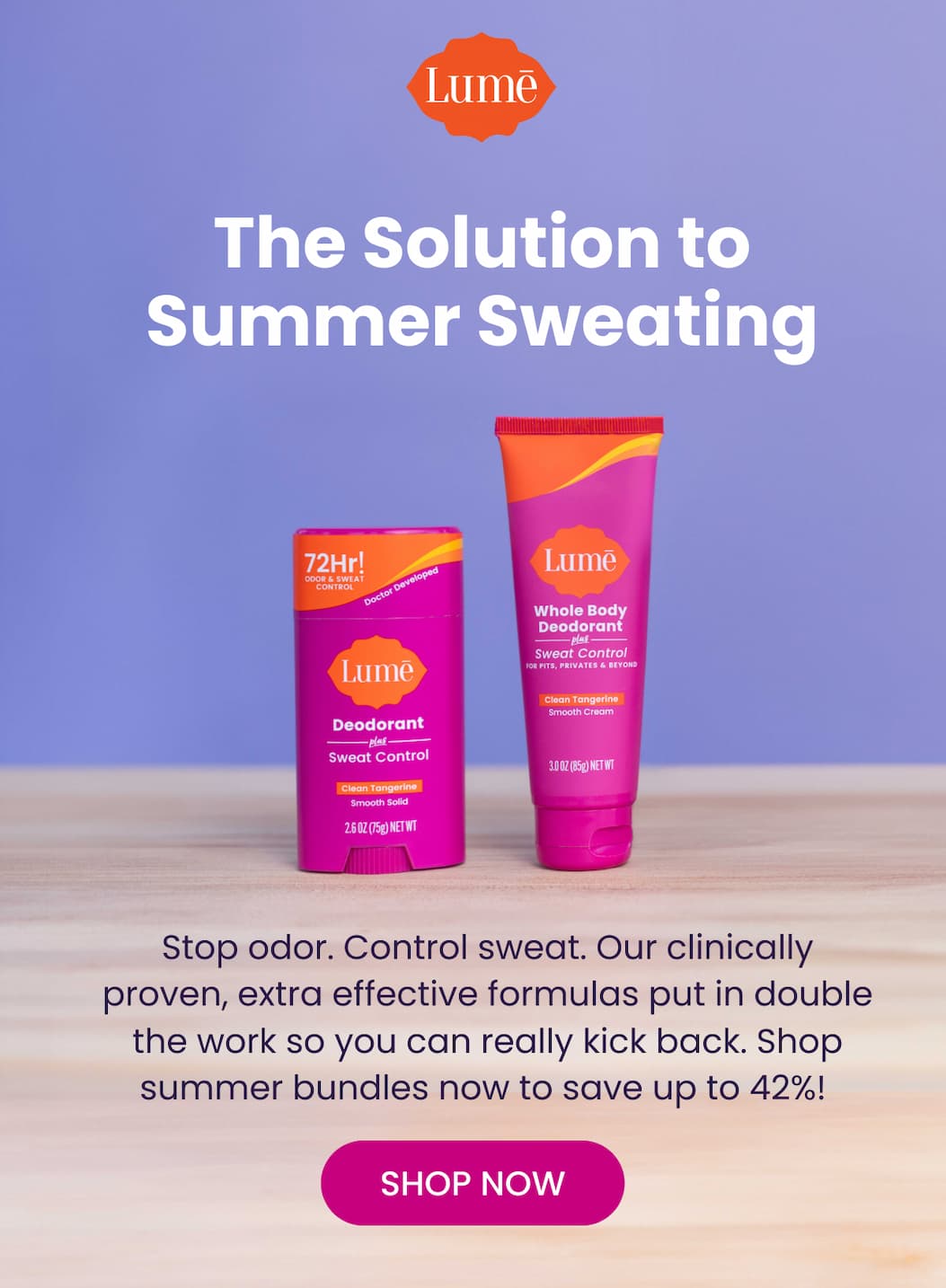 The Solution to Summer Sweating