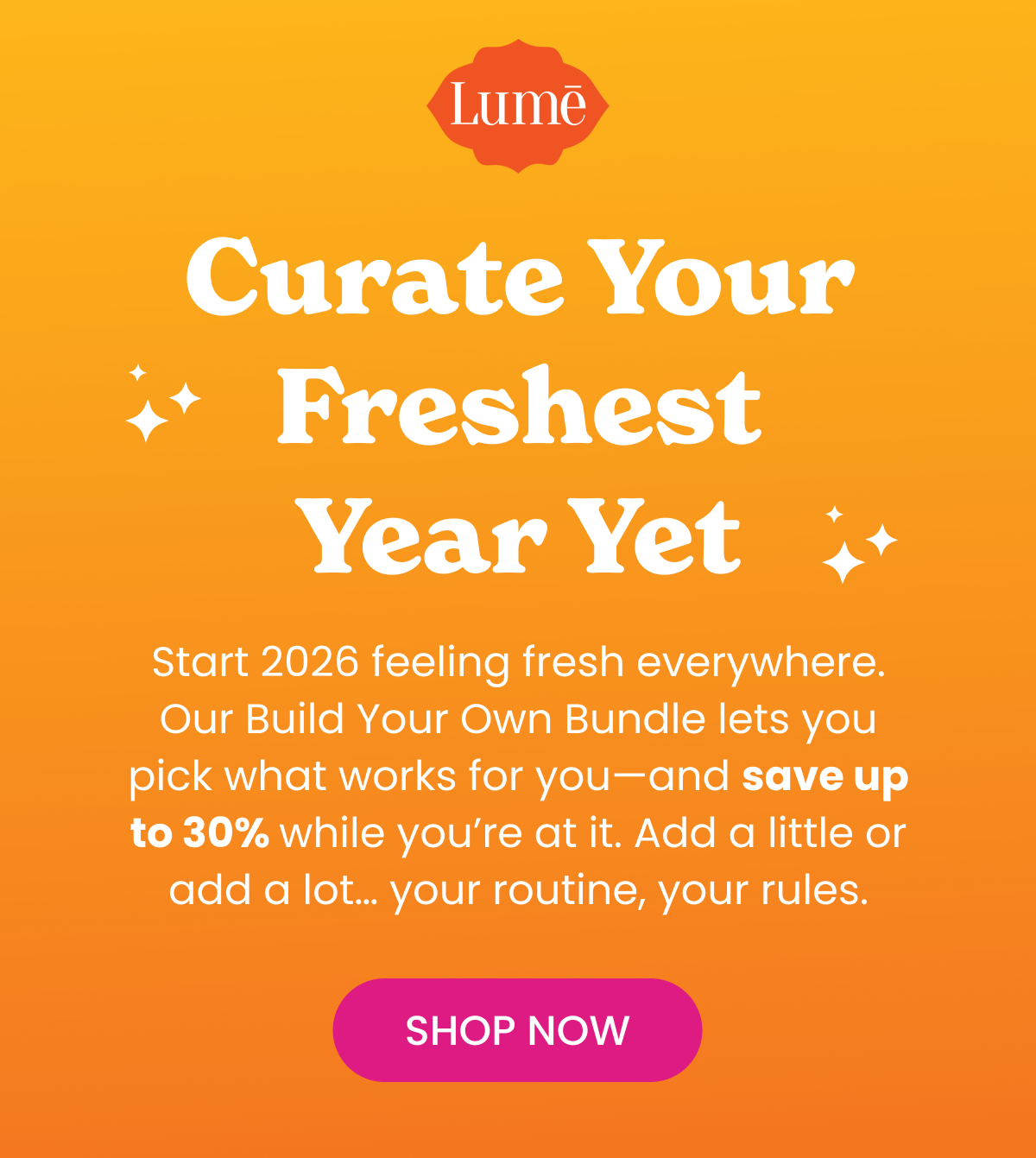 Create Your Freshest Year Yet with Build Your Own Bundle