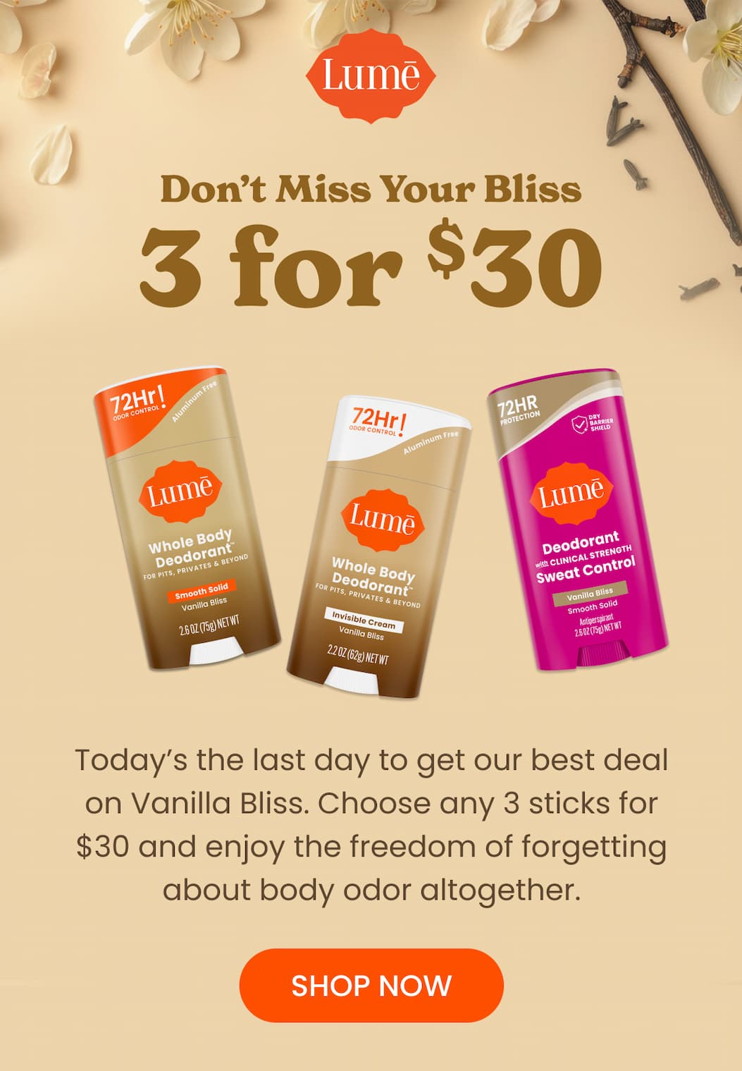 Don't Miss Your Bliss - 3 for $30 | Shop Now