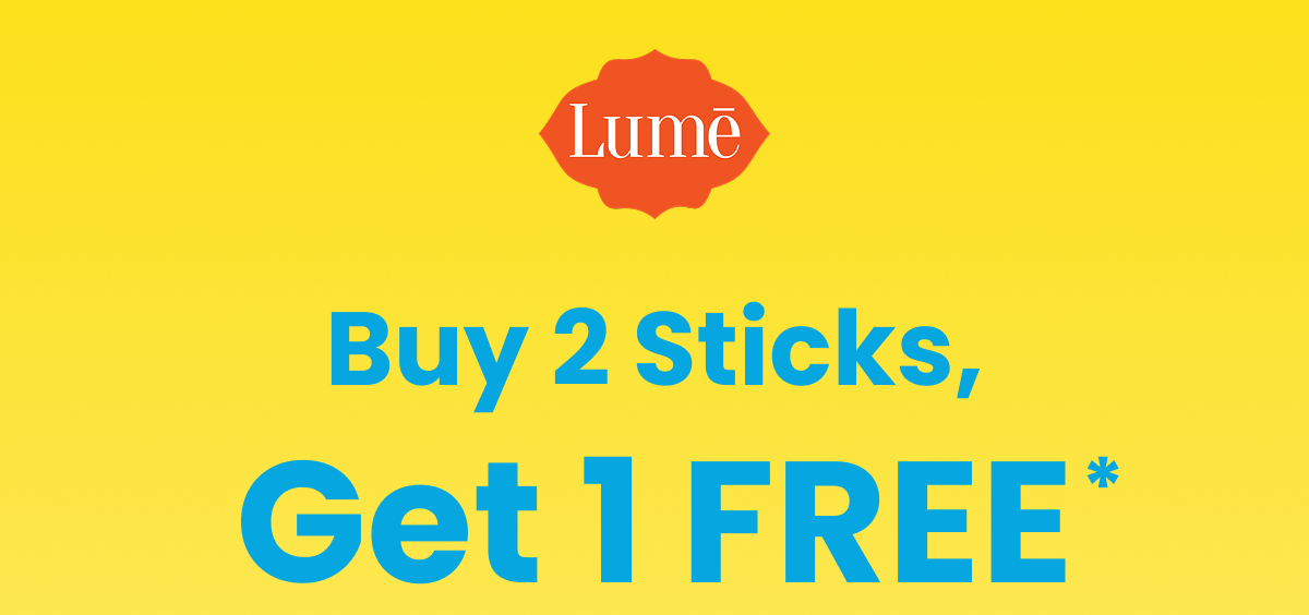 Buy 2 Sticks, Get 1 FREE*