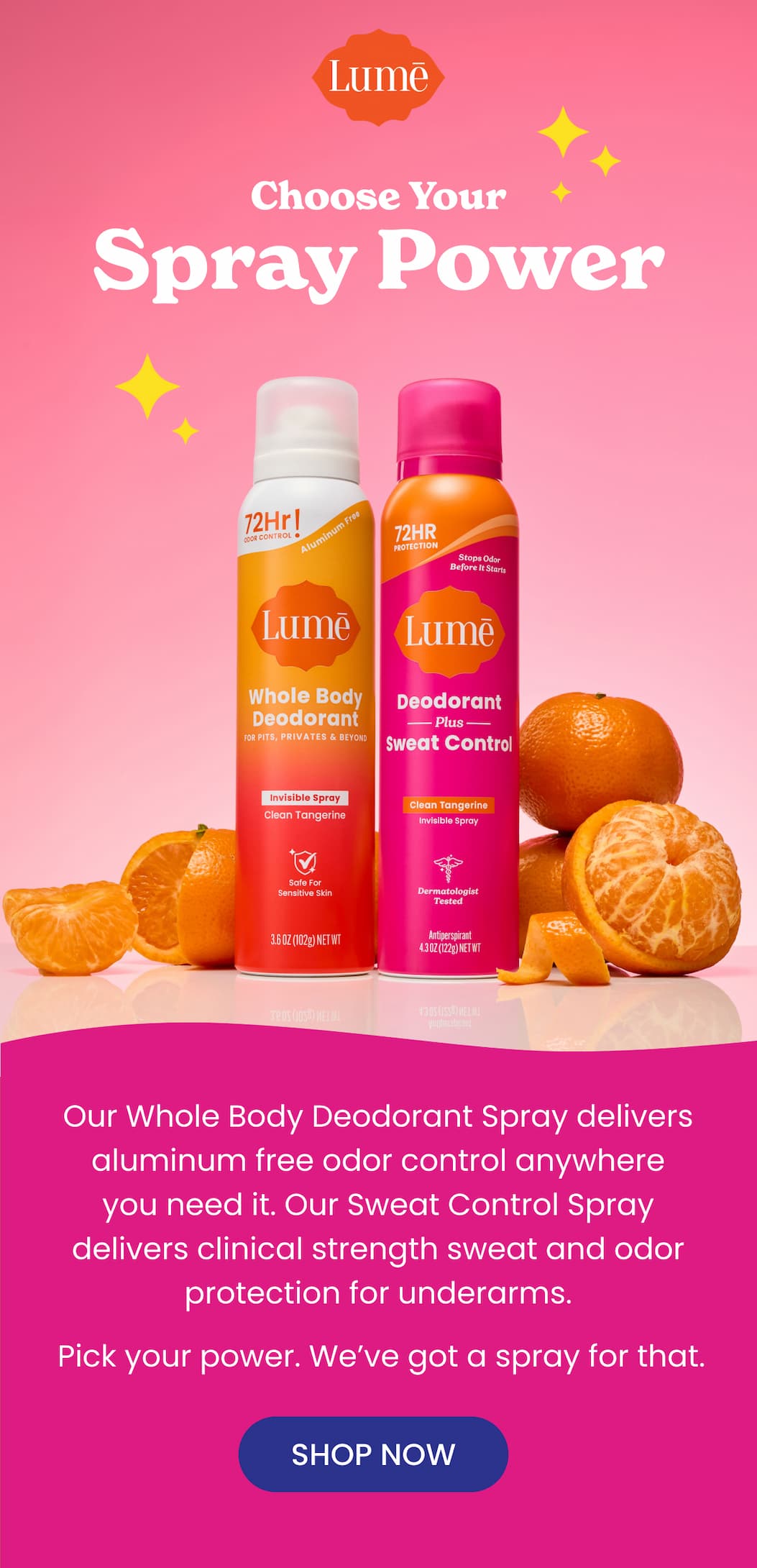 Choose Your Spray Power | Shop Now