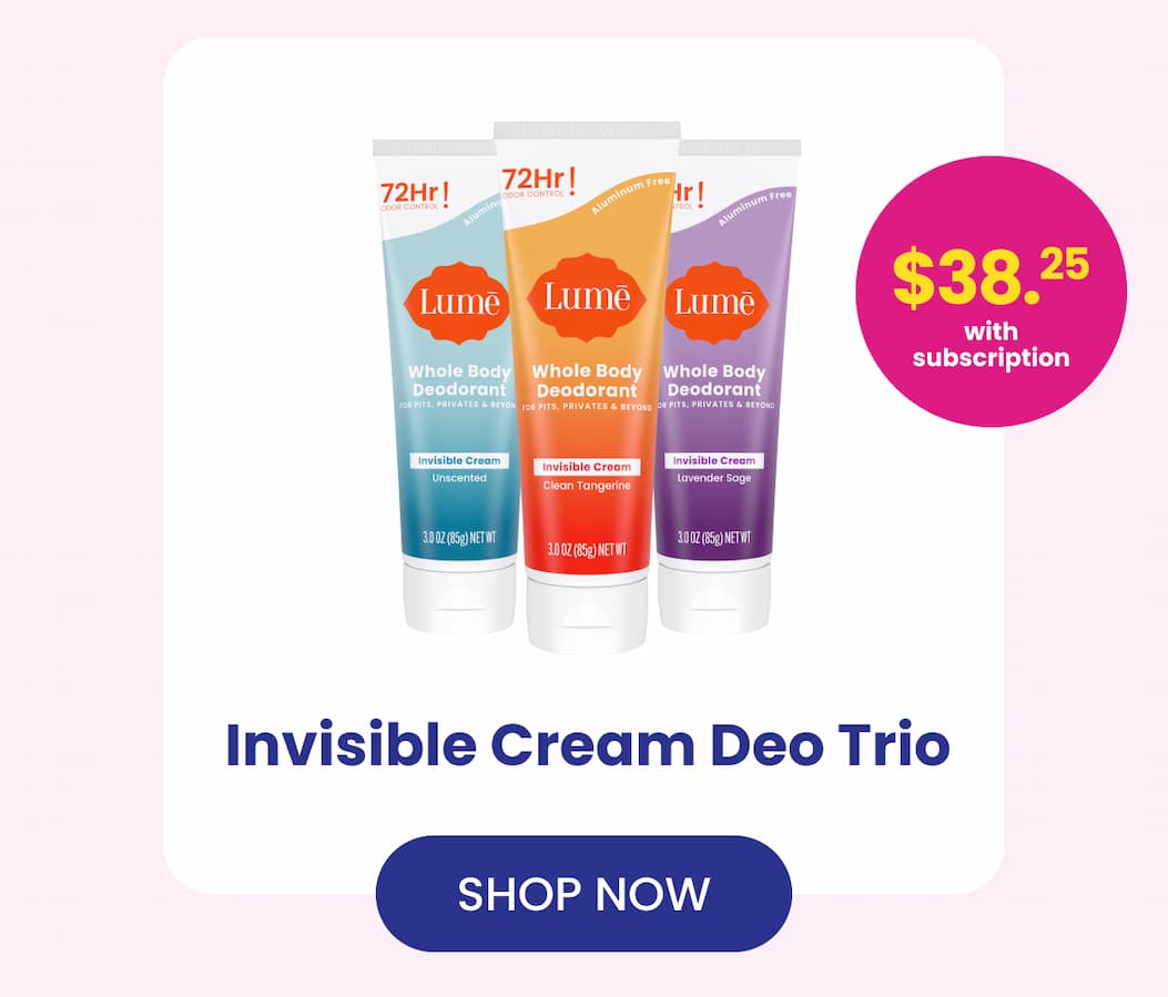 Invisible Cream Deo Trio ($38.25 with subscription) | Shop Now