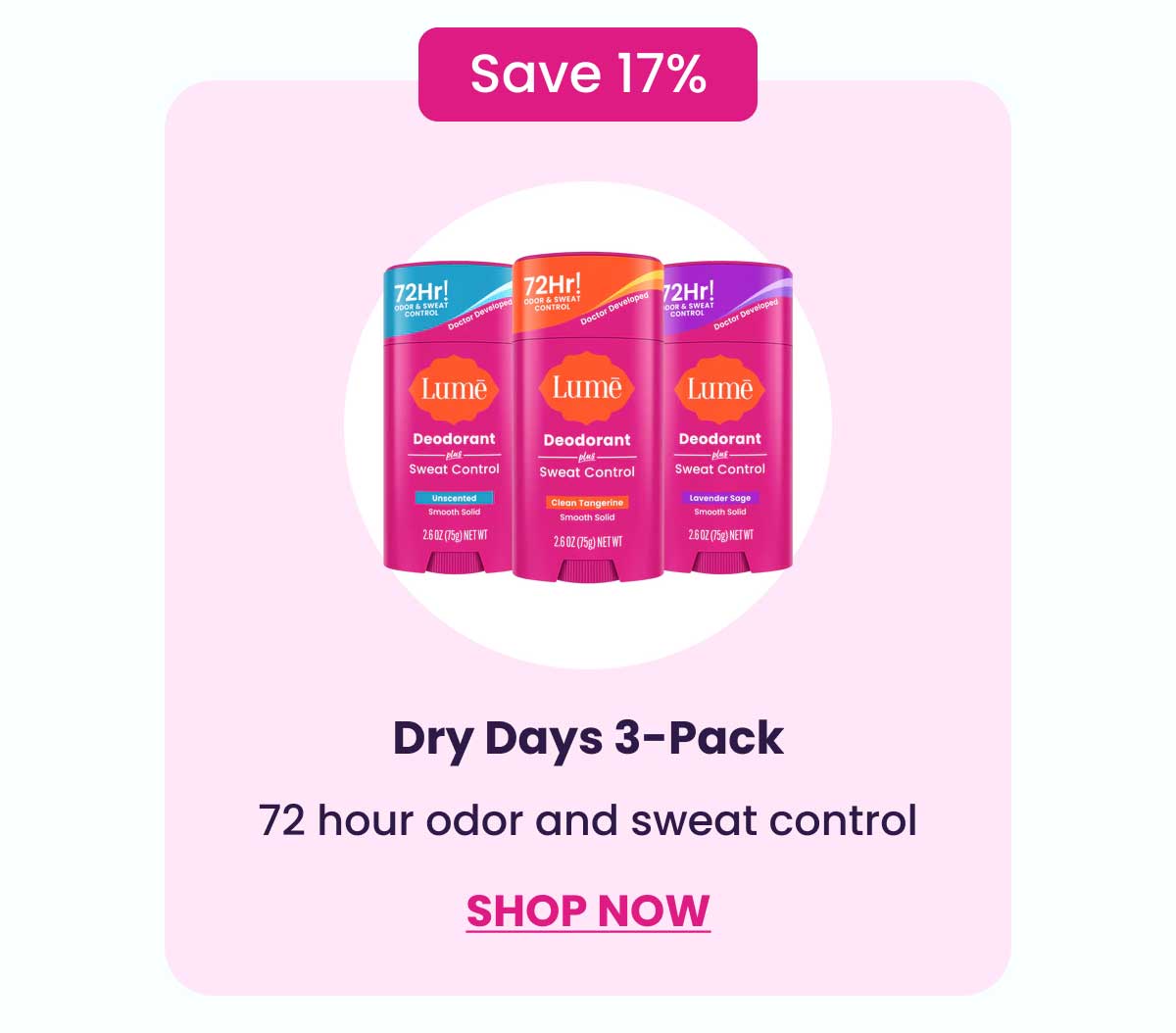 Dry Days 3-Pack