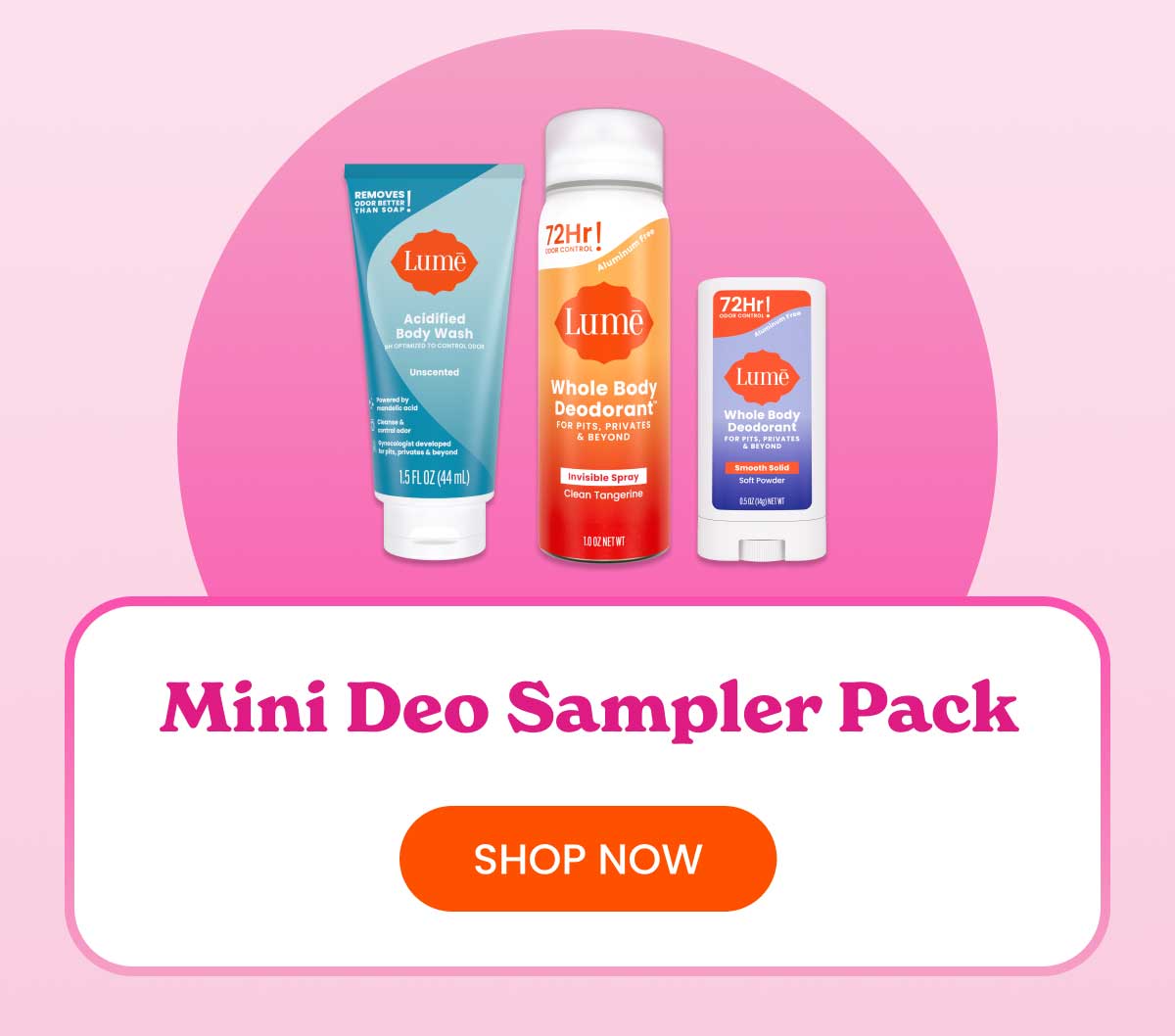 Mini Deo Sampler Pack