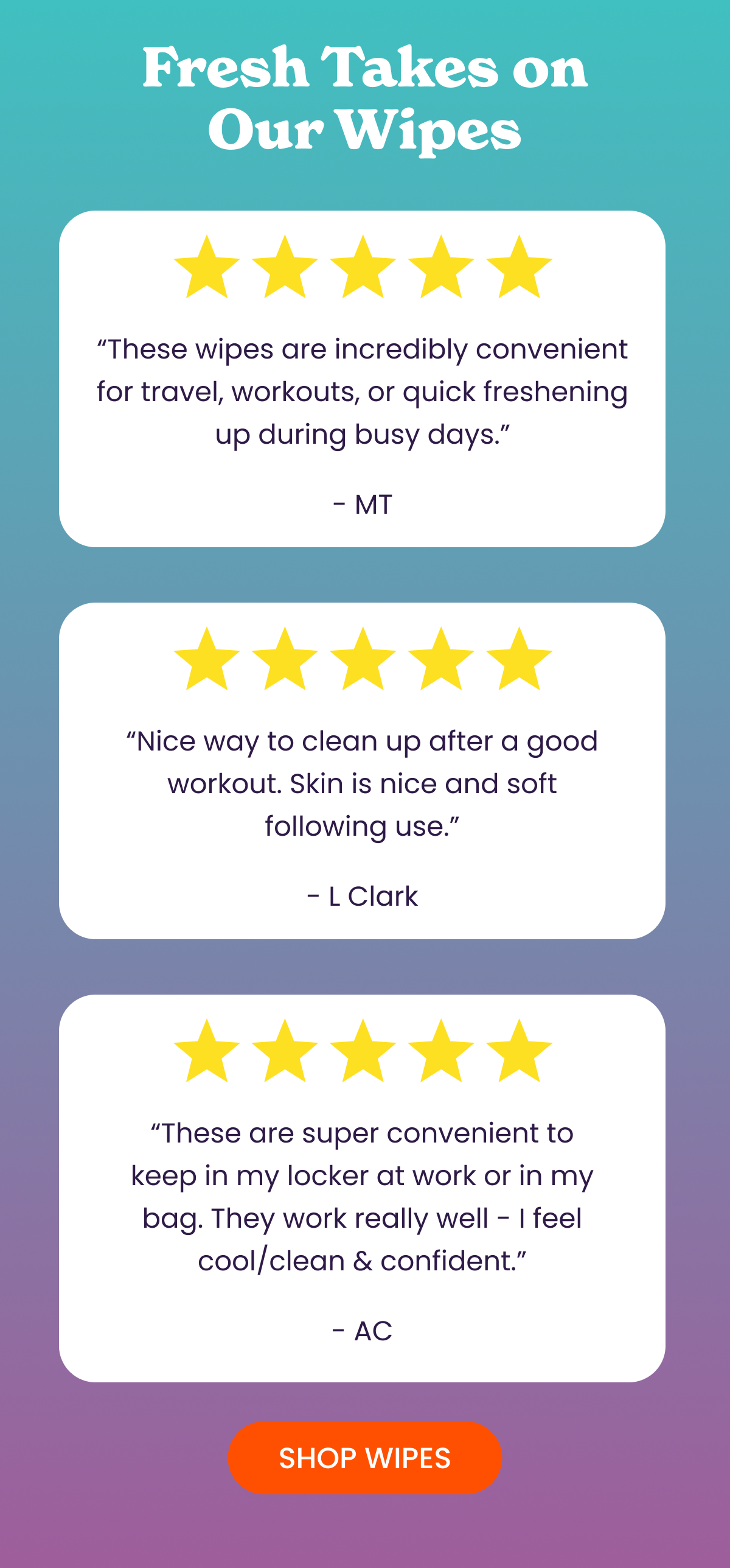 Fresh Takes on Our Wipes | Shop Wipes