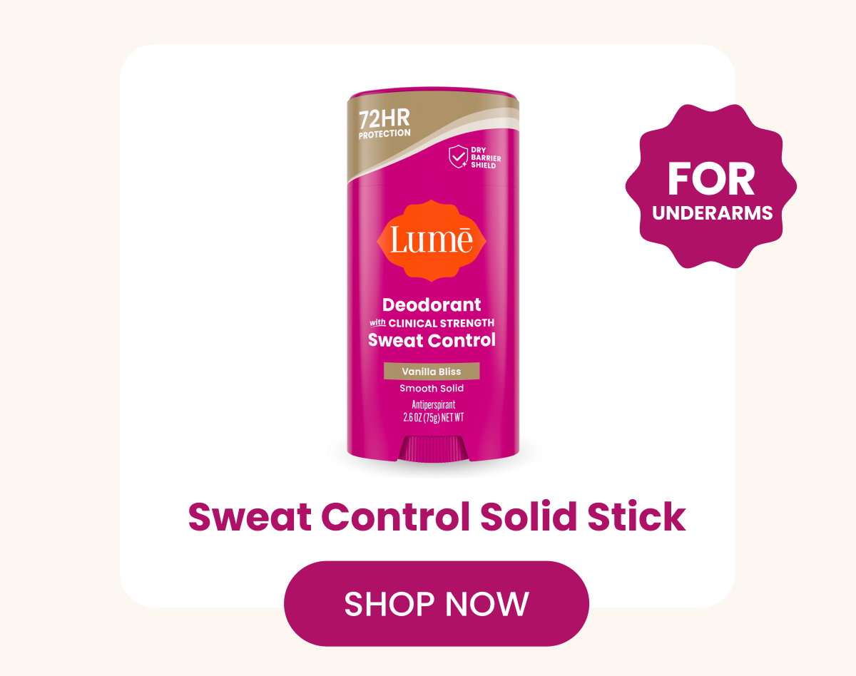 Vanilla Bliss Sweat Control Solid Stick | Shop Now
