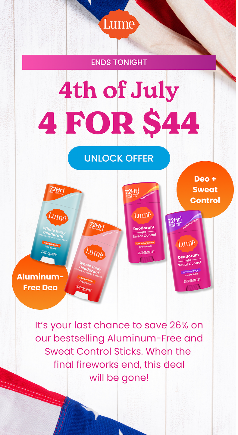 ENDS TONIGHT: 4th of July 4 FOR $44