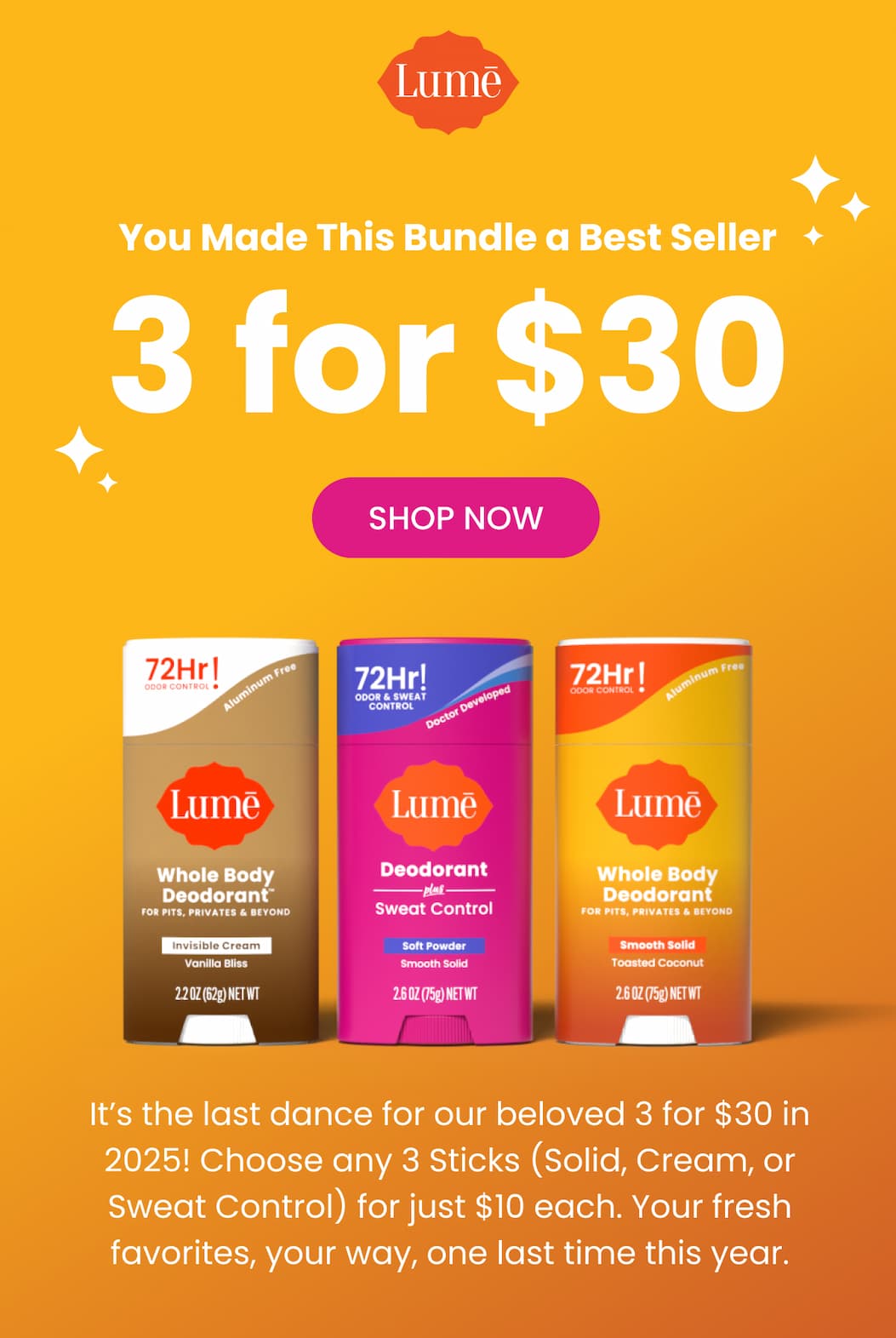You Made This Bundle a Best Seller | 3 for $30