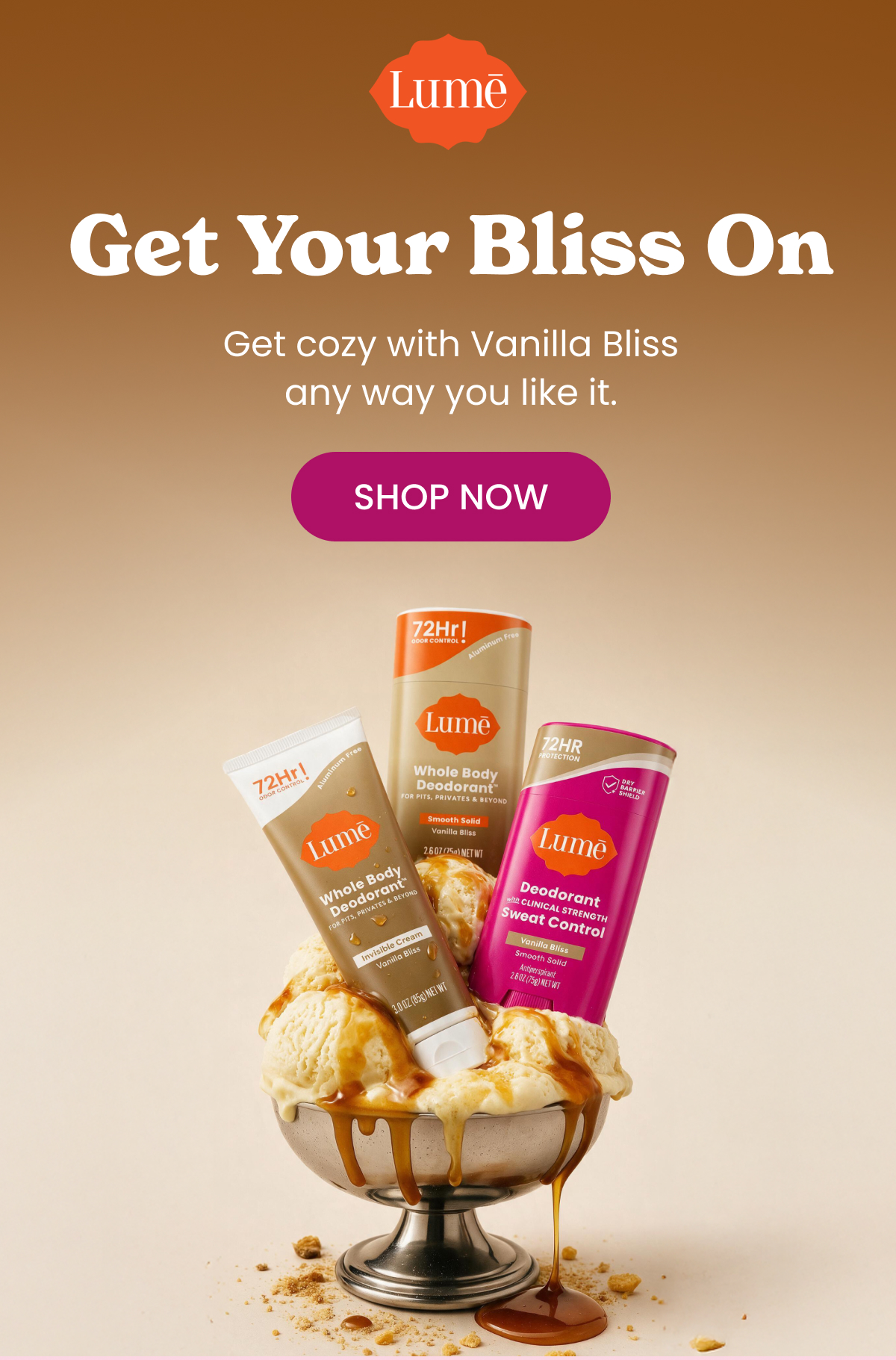 Get Cozy with Vanilla Bliss | Shop Now