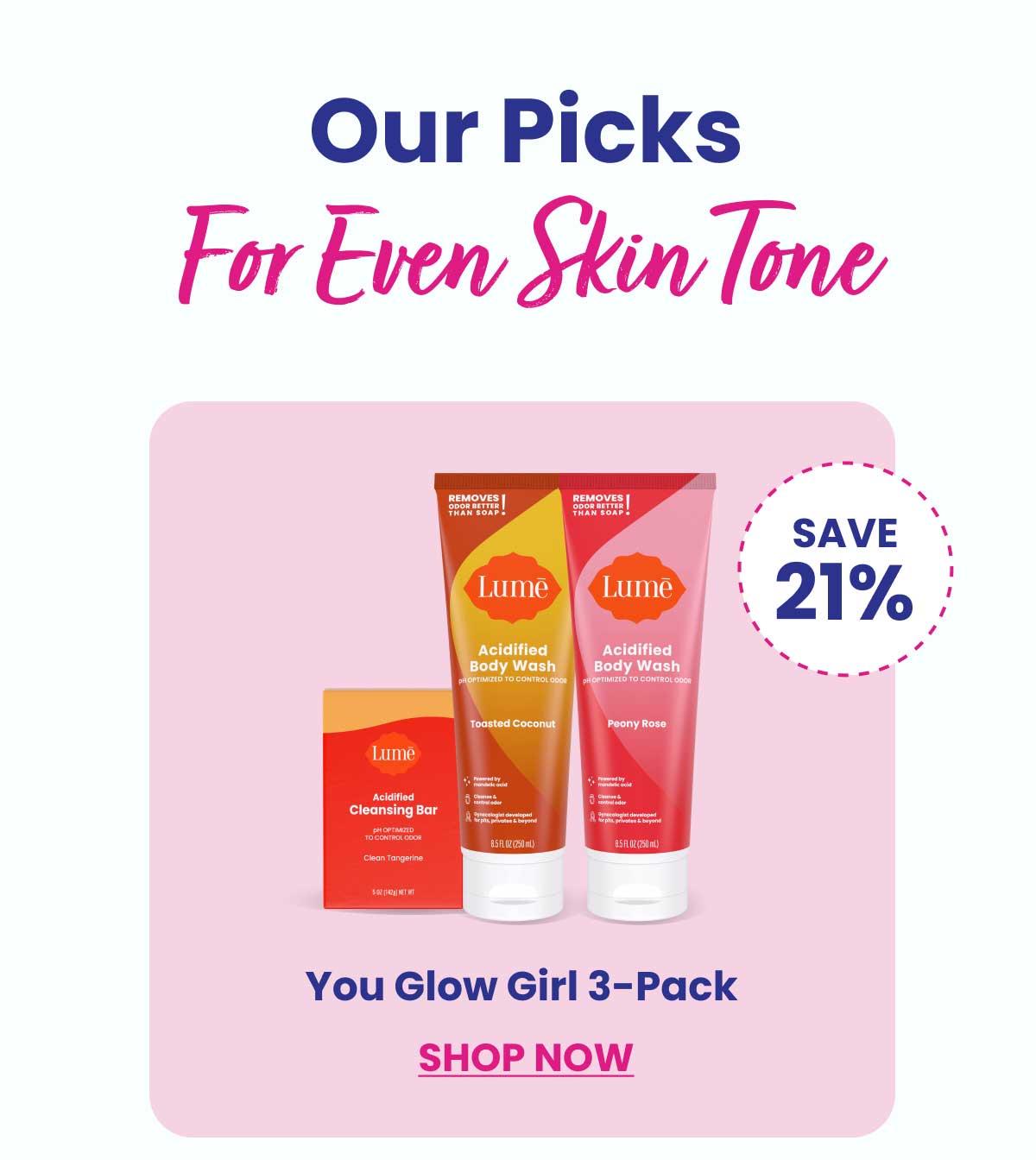 You Glow Girl 3-Pack