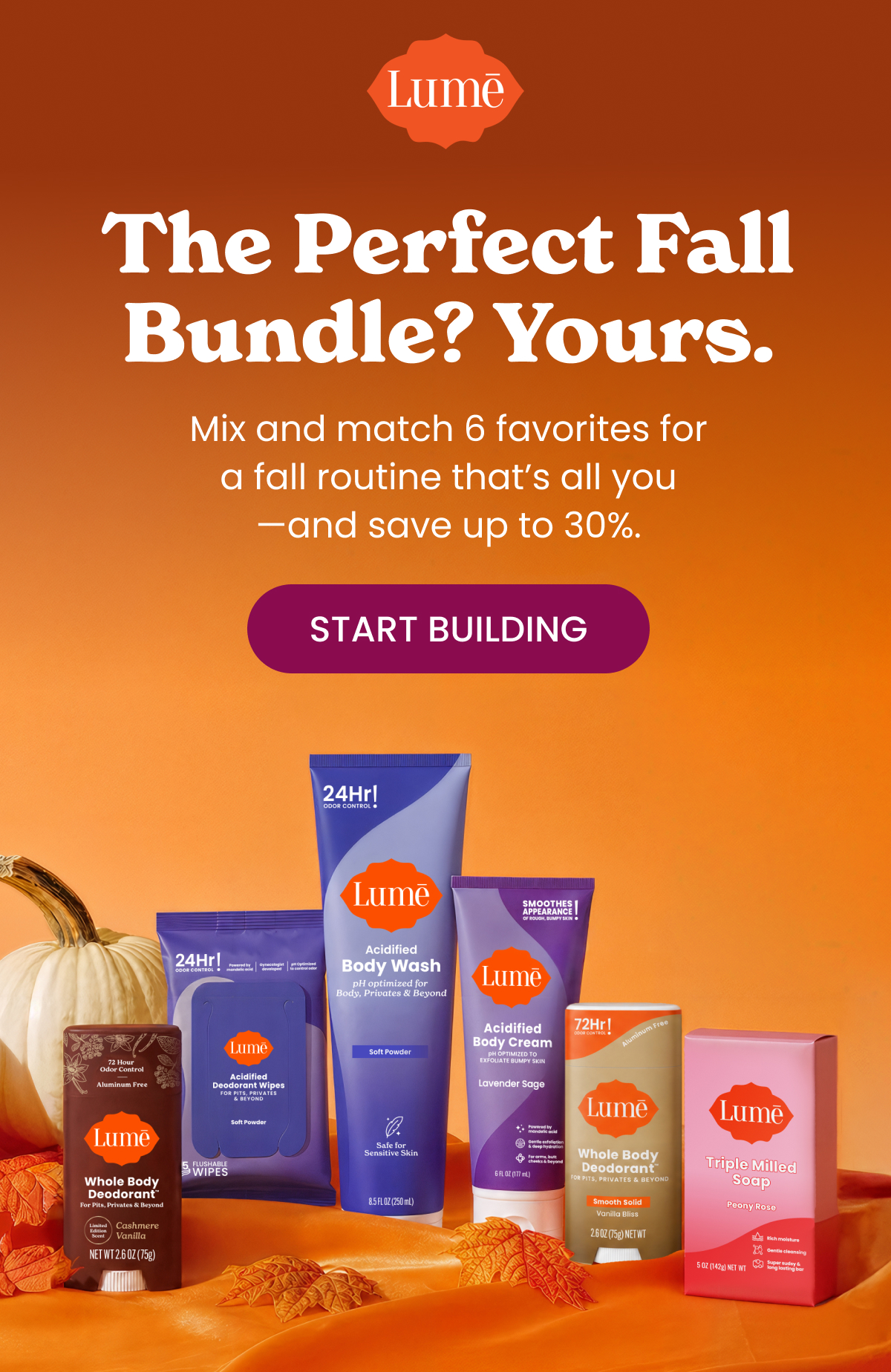 The Perfect Fall Bundle? Yours. | Start Building