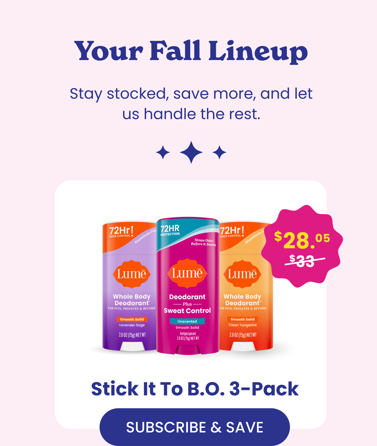 Stick It To B.O. 3-Pack | Subscribe & Save