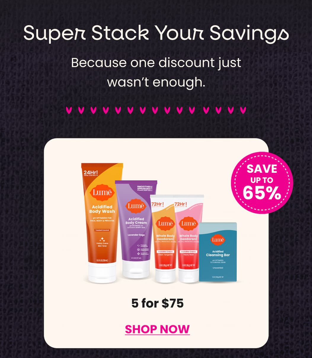 5 for $75 | SAVE UP TO 65%