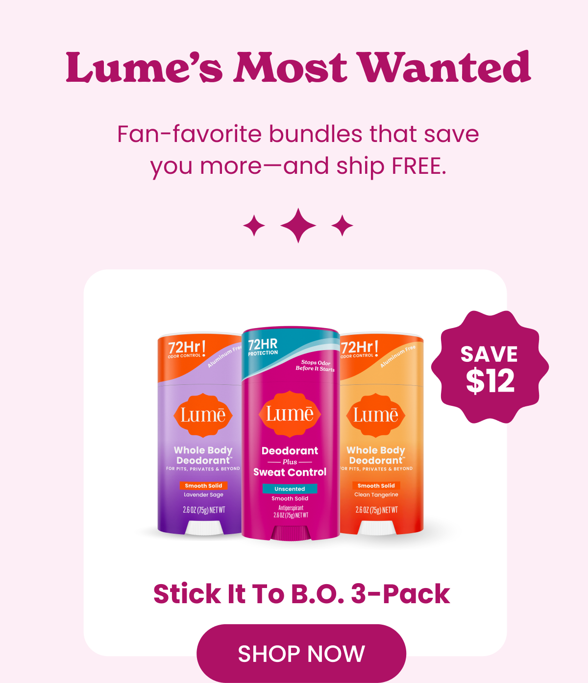 Stick It To B.O. 3-Pack (Save $12) | Shop Now