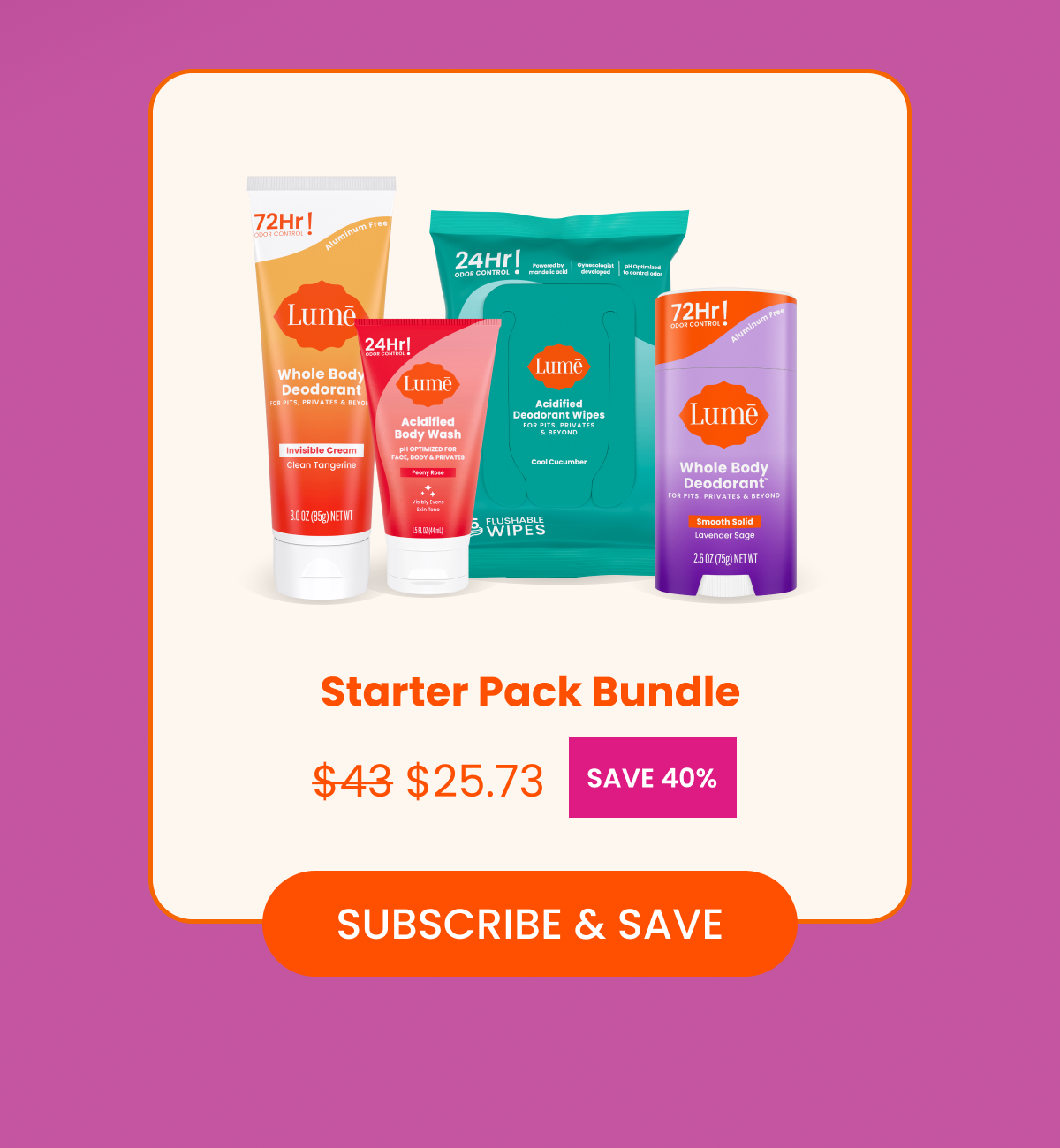 Starter Pack Bundle | Save 40%