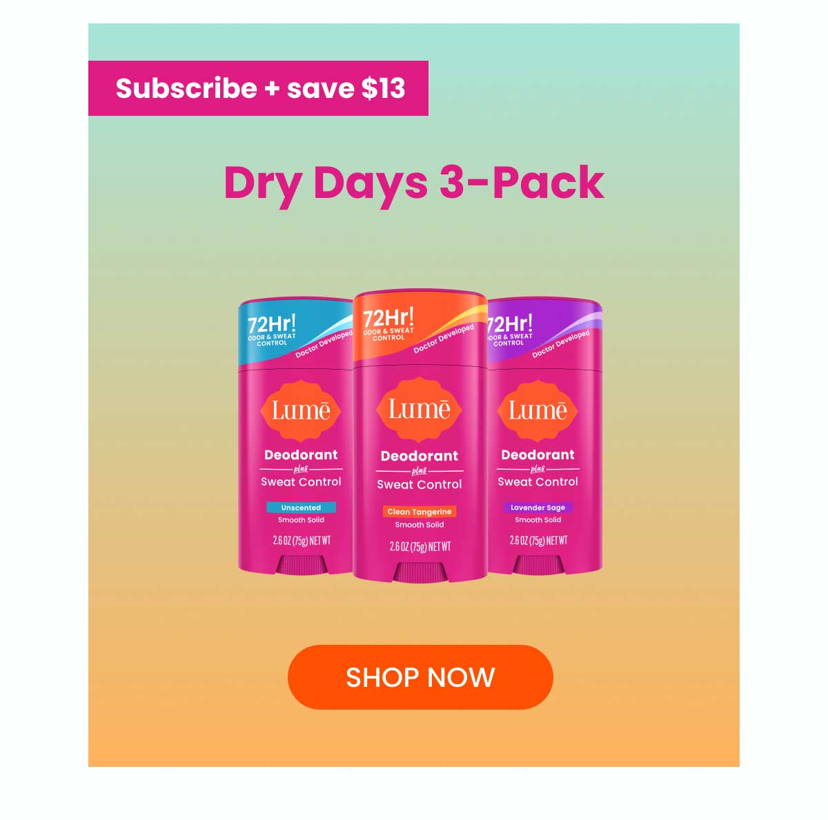 Dry Days 3-Pack