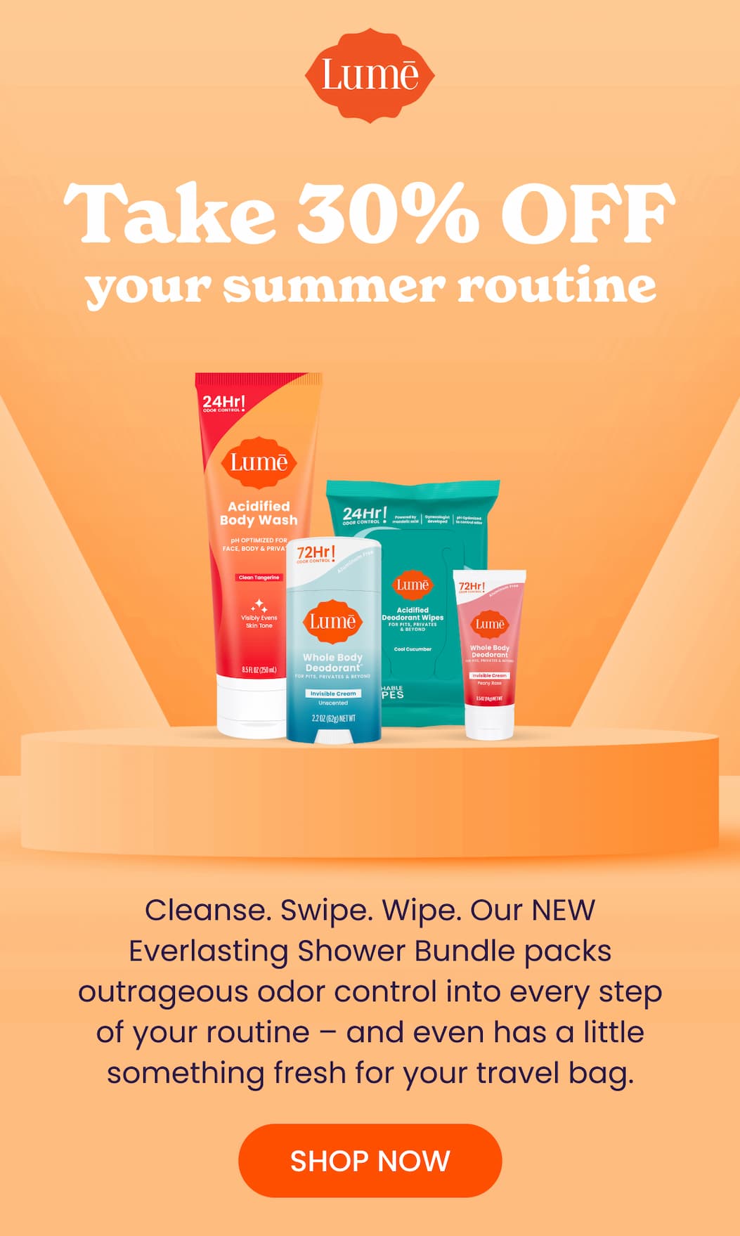 Take 30% OFF your summer routine