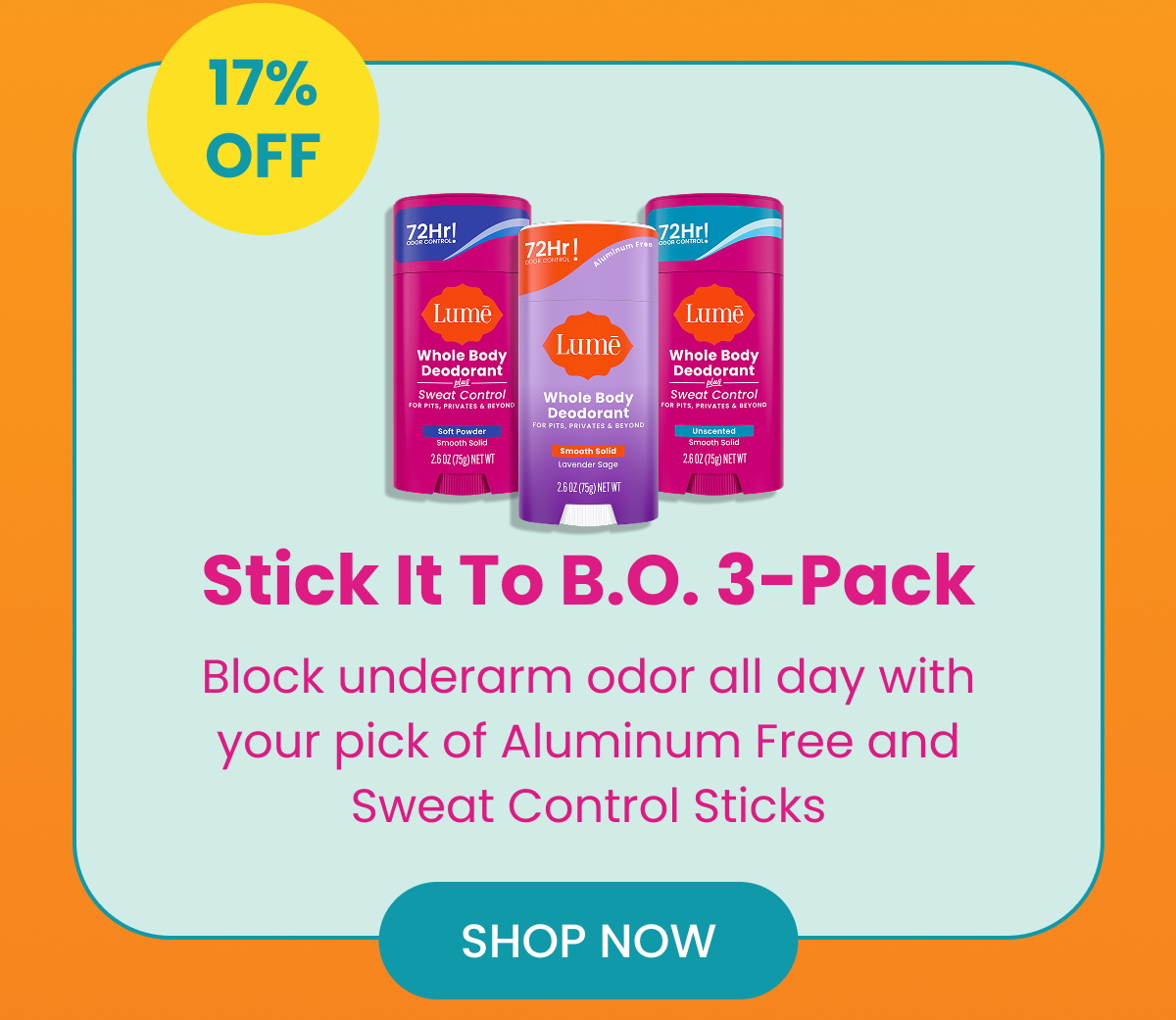 Stick It To B.O. 3-Pack