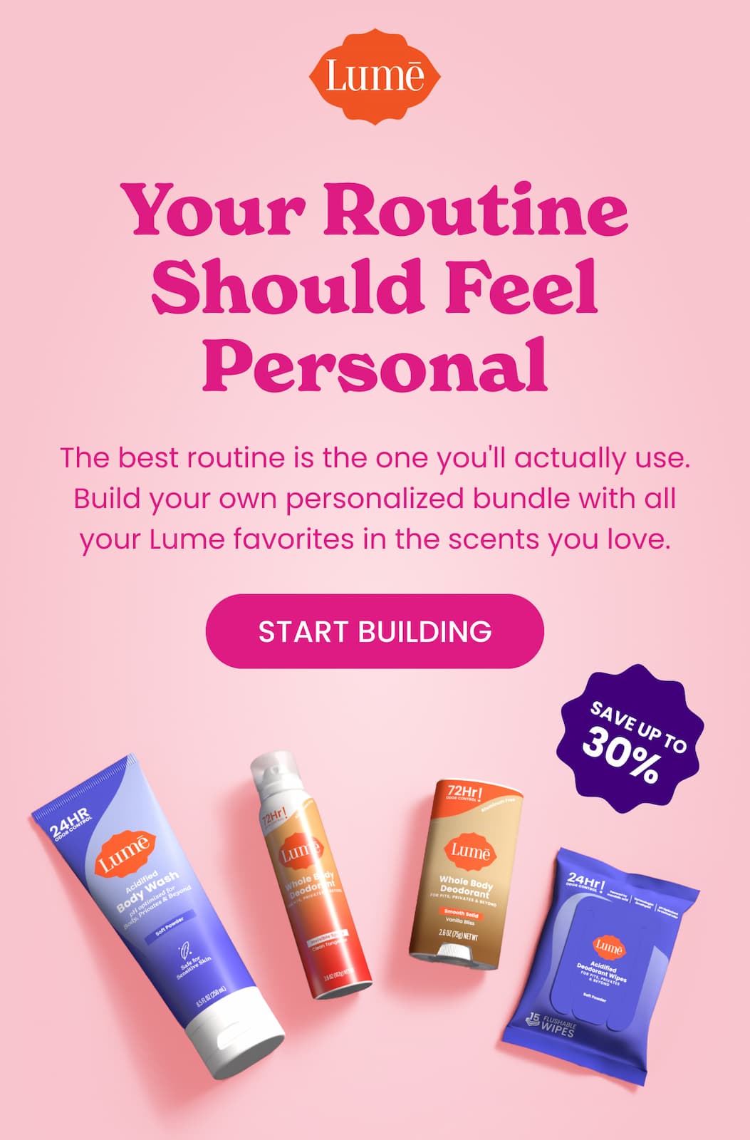 Your Routine Should Feel Personal | Start Building Your Bundle