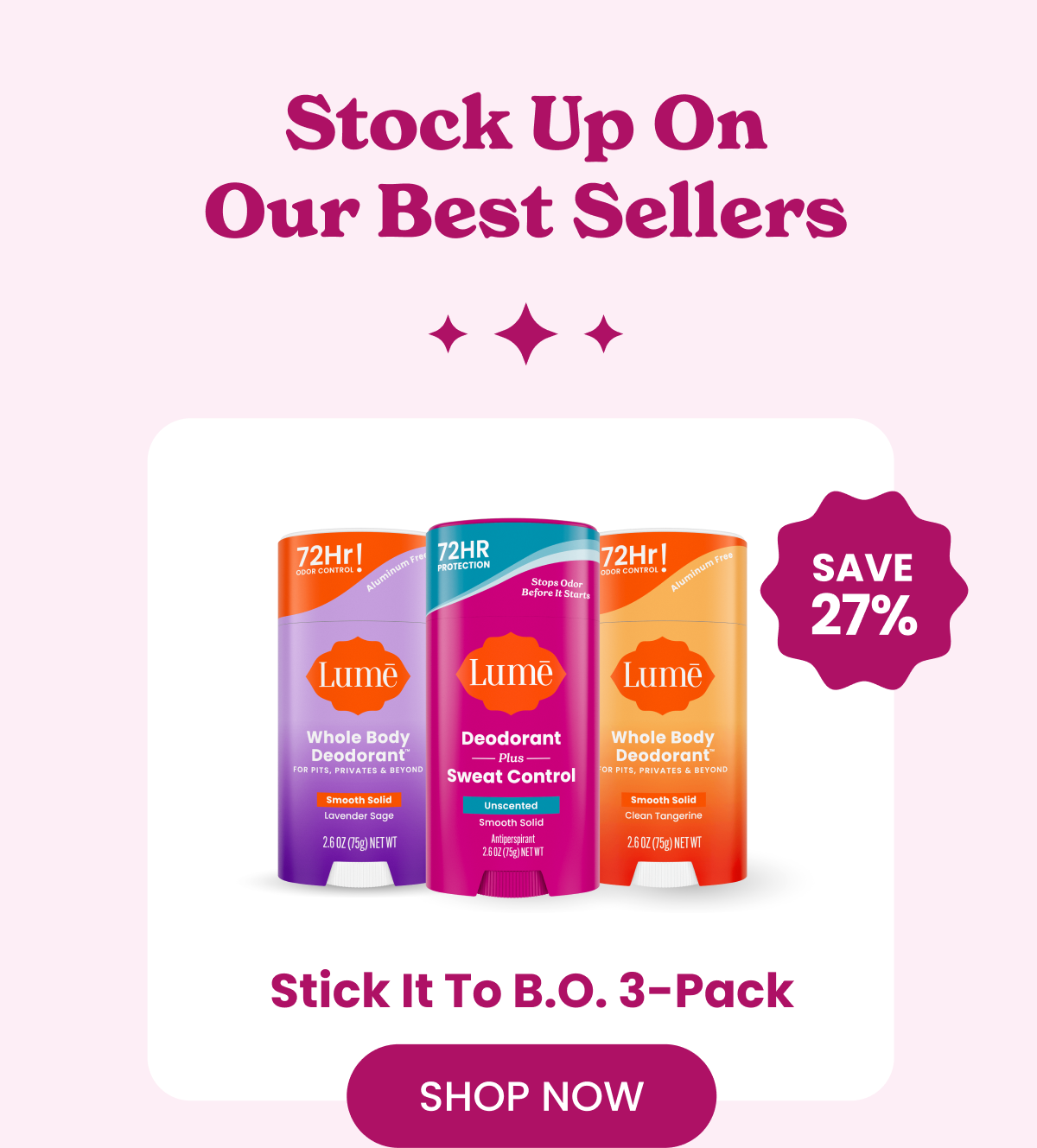 Stick It To B.O. 3-Pack (Save 27%) | Shop Now